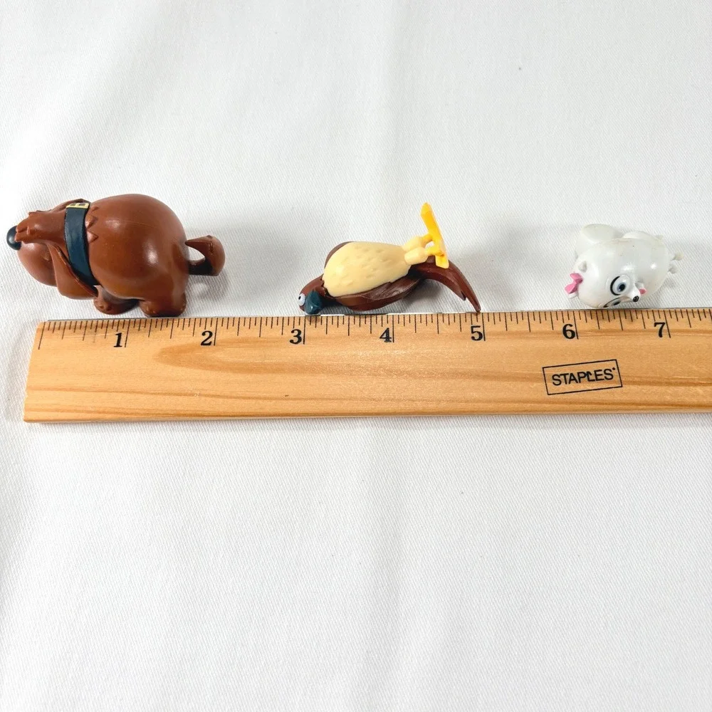 Secret Life of Pets Lot of 3 Mini Figures Duke Gidget Tiberius Replacement Parts